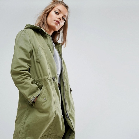 [ASOS] Parka With Reckless Print - Picture 3 of 4